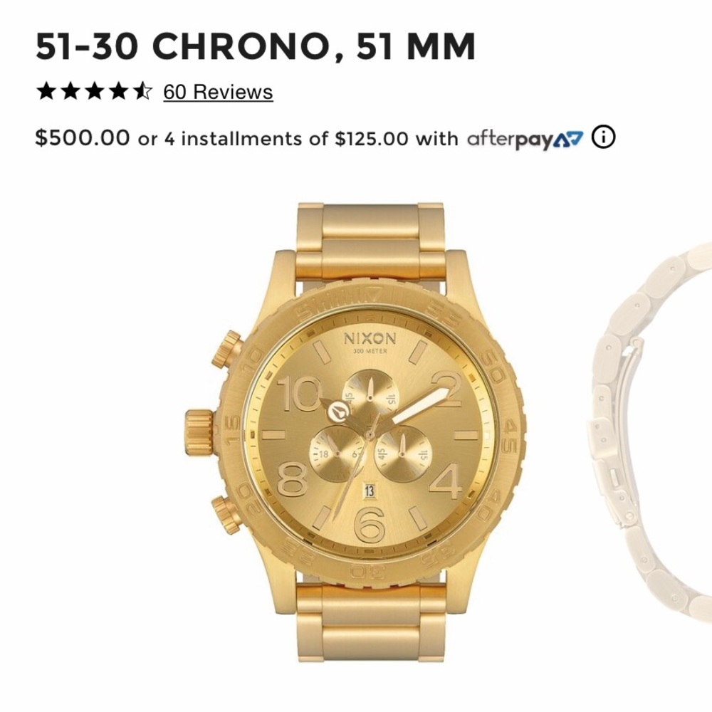 Nixon Gold Watch